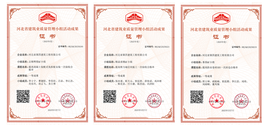 七分公司QC小組活動(dòng)促項(xiàng)目施工質(zhì)量提升